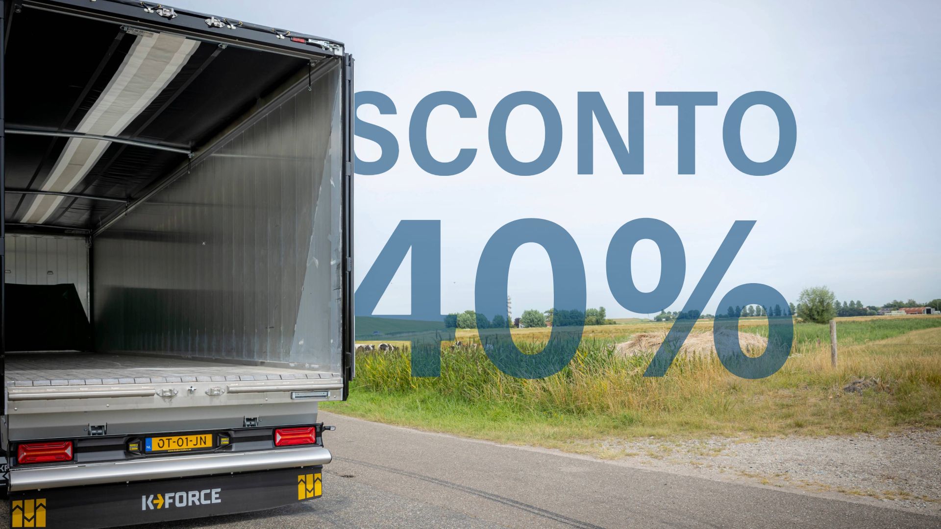 Banner promozionale: sconto 40%