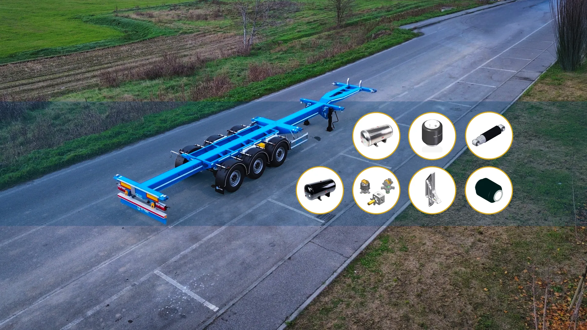 Ricambi per porta container D-Tec